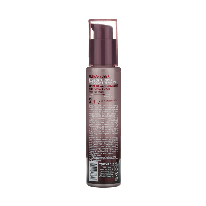 Giovanni 2Chic Ultra Sleek Leave-In Conditioning & Styling Elixi