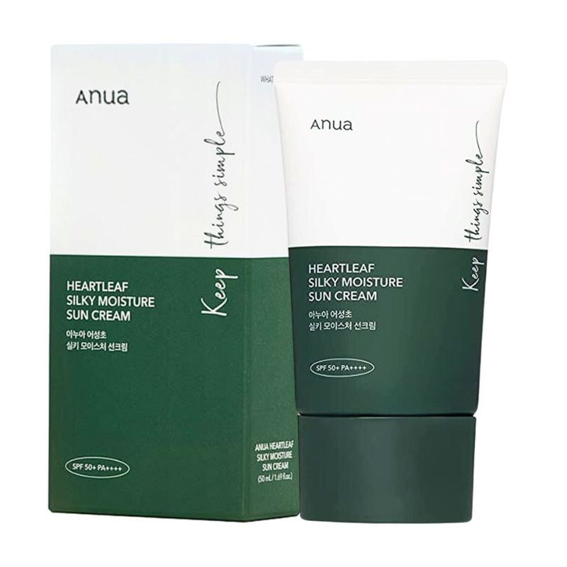 Anua Heartleaves Silky Moisture Sunscreen