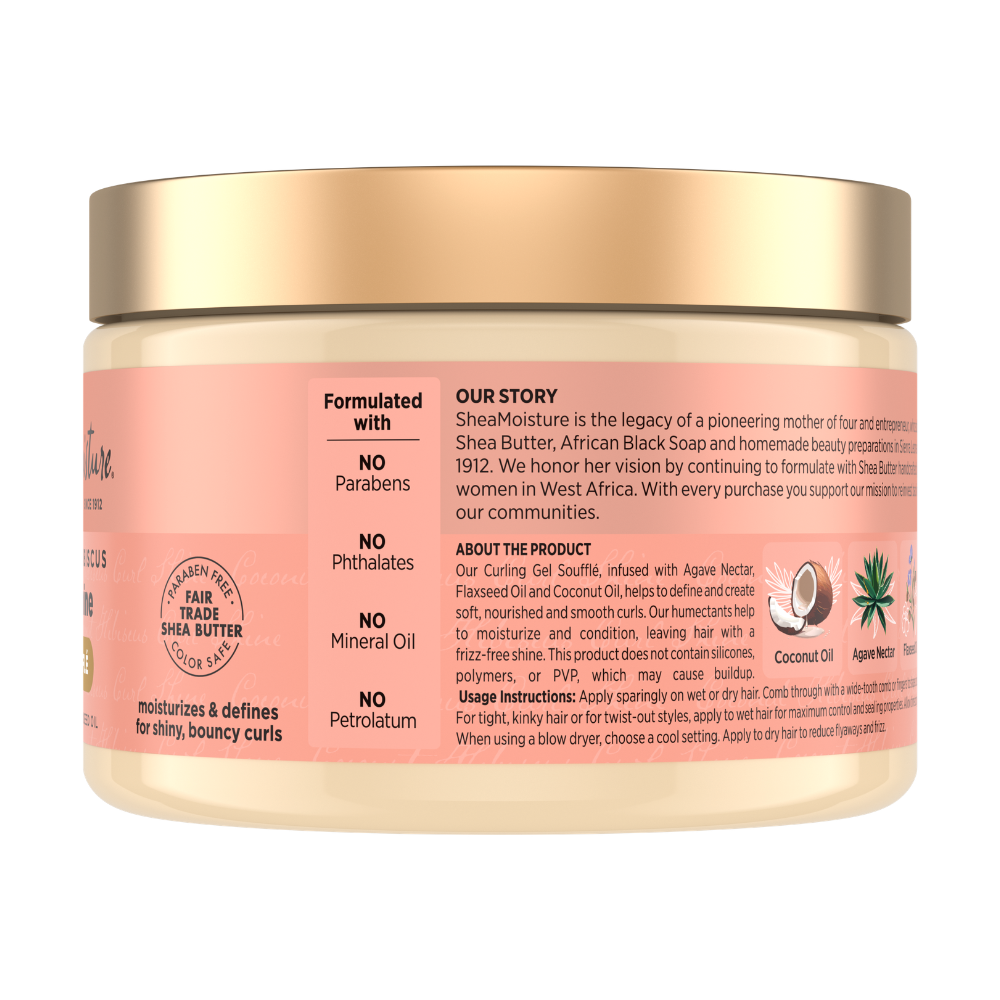 Shea Moisture Coconut & Hibiscus Curling Gel Souffle