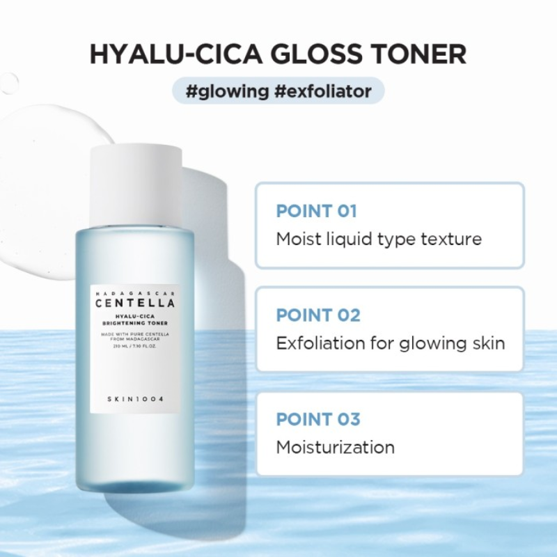 Skin 1004 Madagascar Centella Hyalu-Cica Brightening Toner 210ml