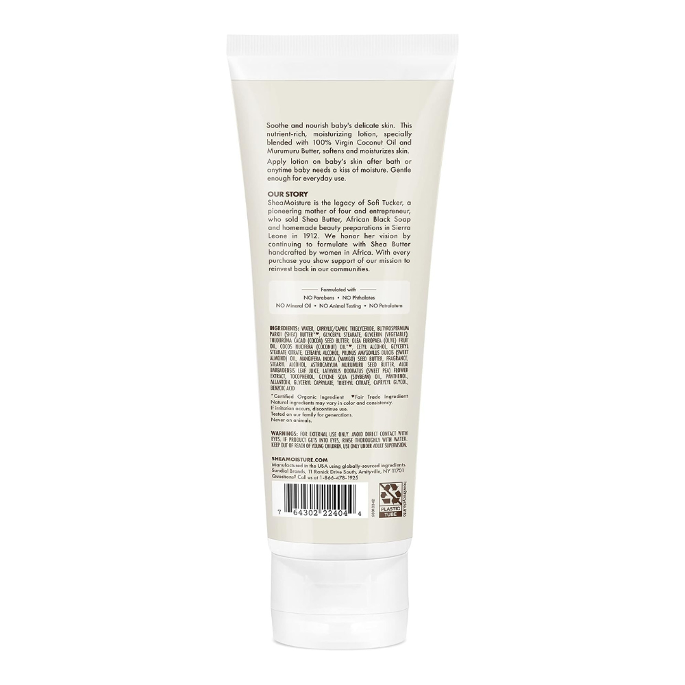 Shea Moisture 100% Virgin Coconut Oil Baby Lotion