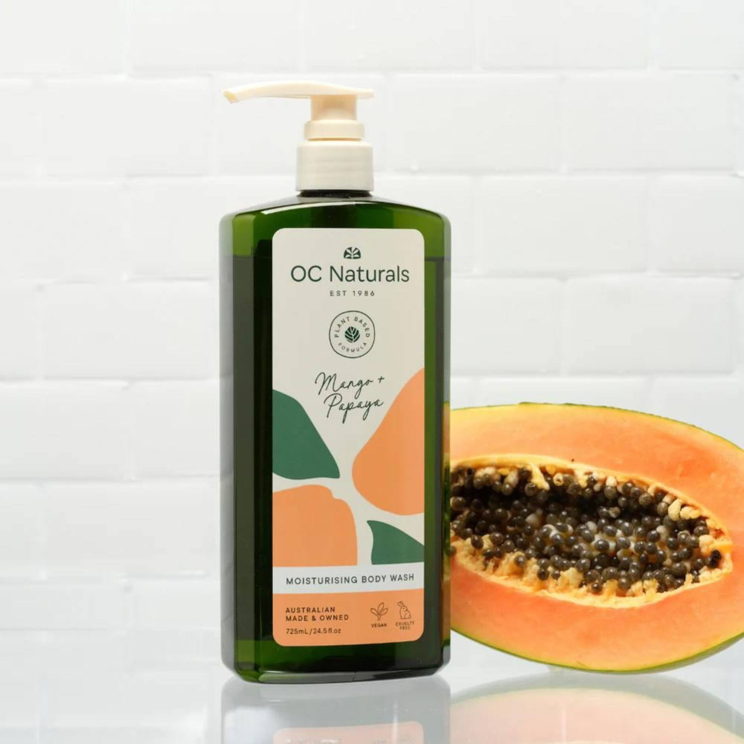 OC Naturals Mango and Papaya Moisturising Body Wash