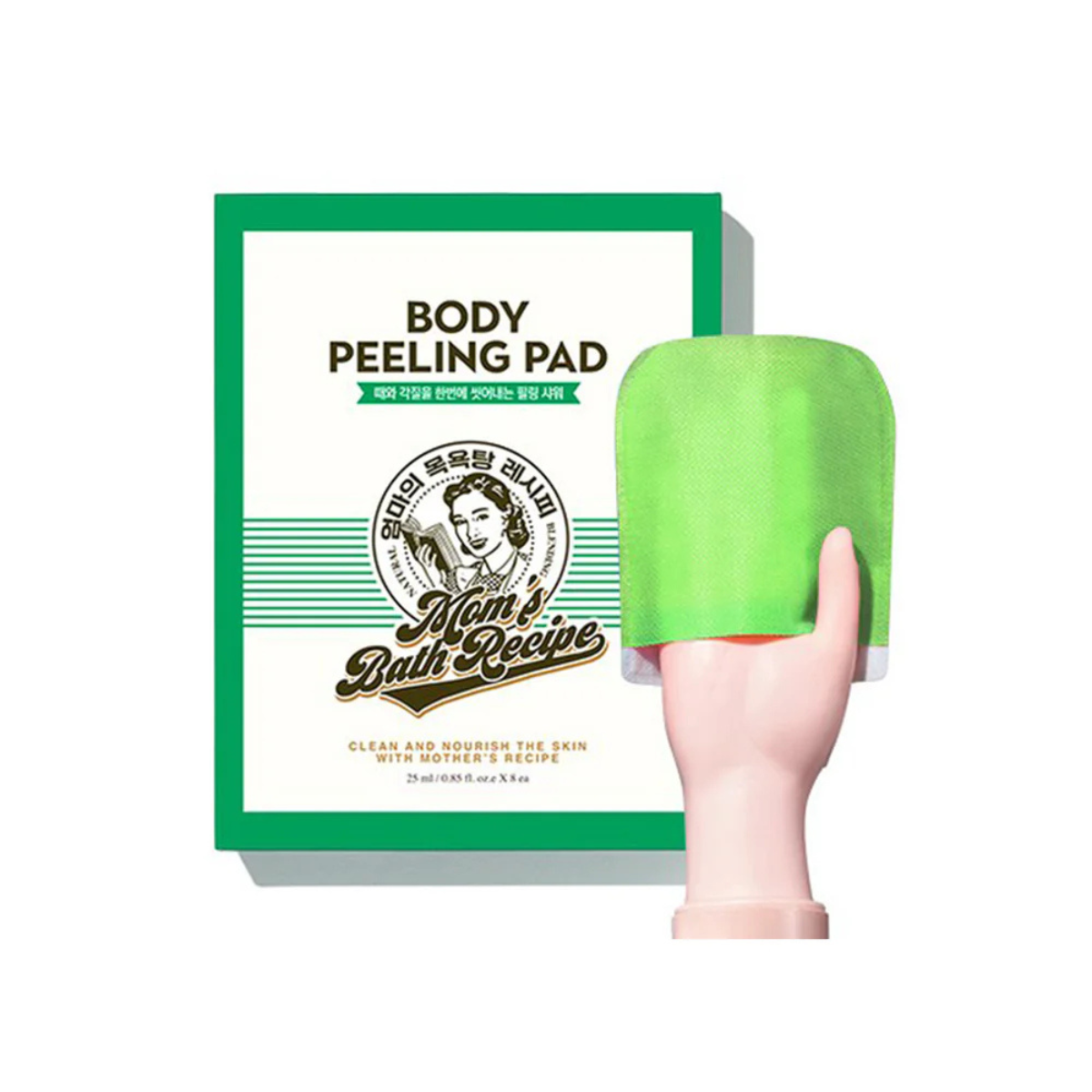 Mom's Bath Recipe Body Peeling Green