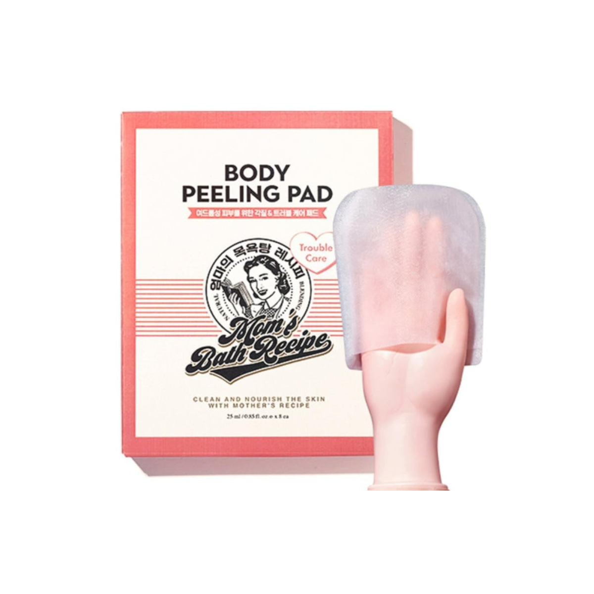 Mom's Bath Recipe Body Peeling Pink