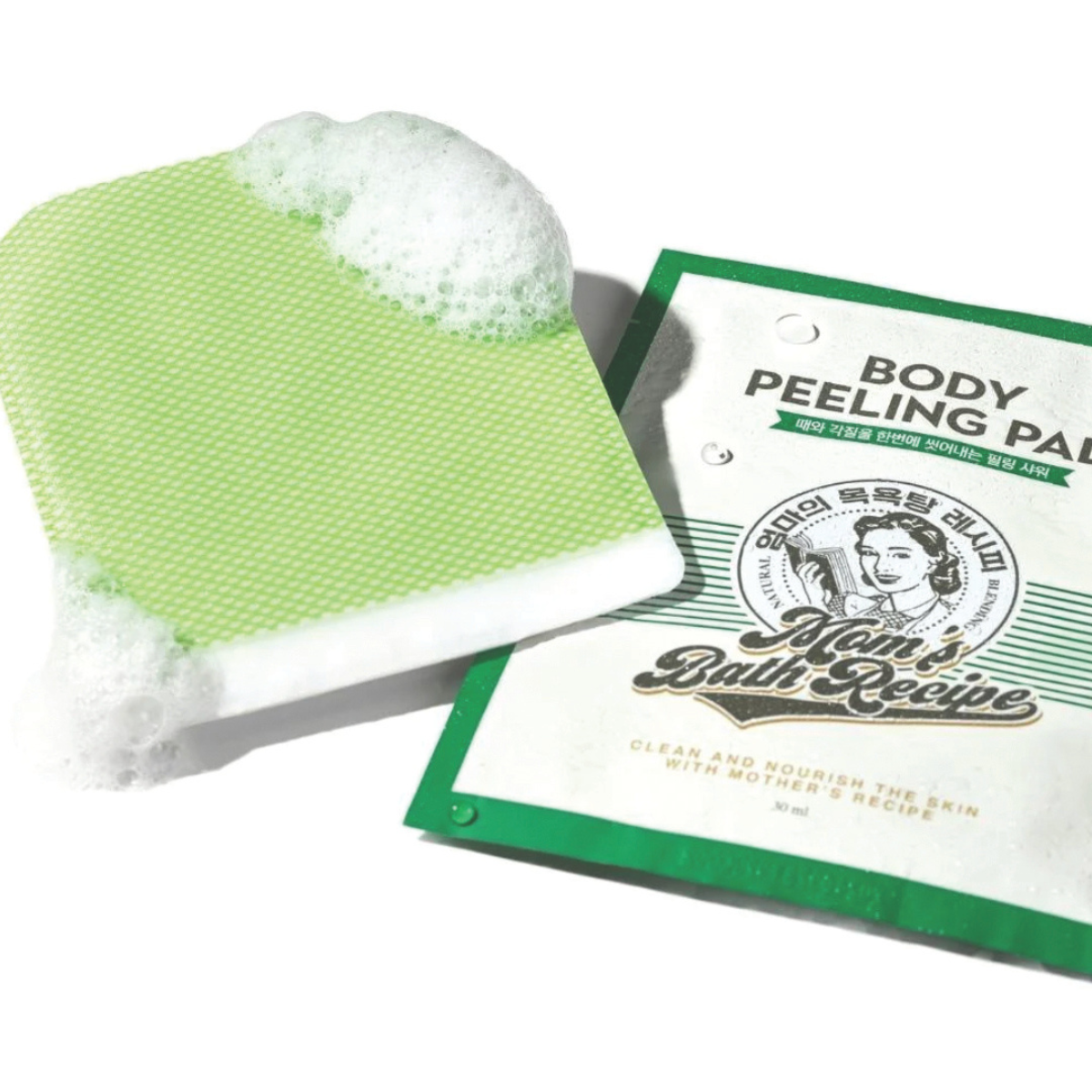 Mom's Bath Recipe Body Peeling Green