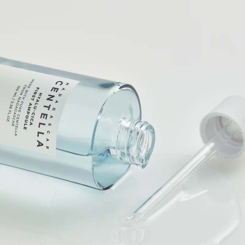 Close-up of Skin1004 ampoule texture showing lightweight serum in KSA