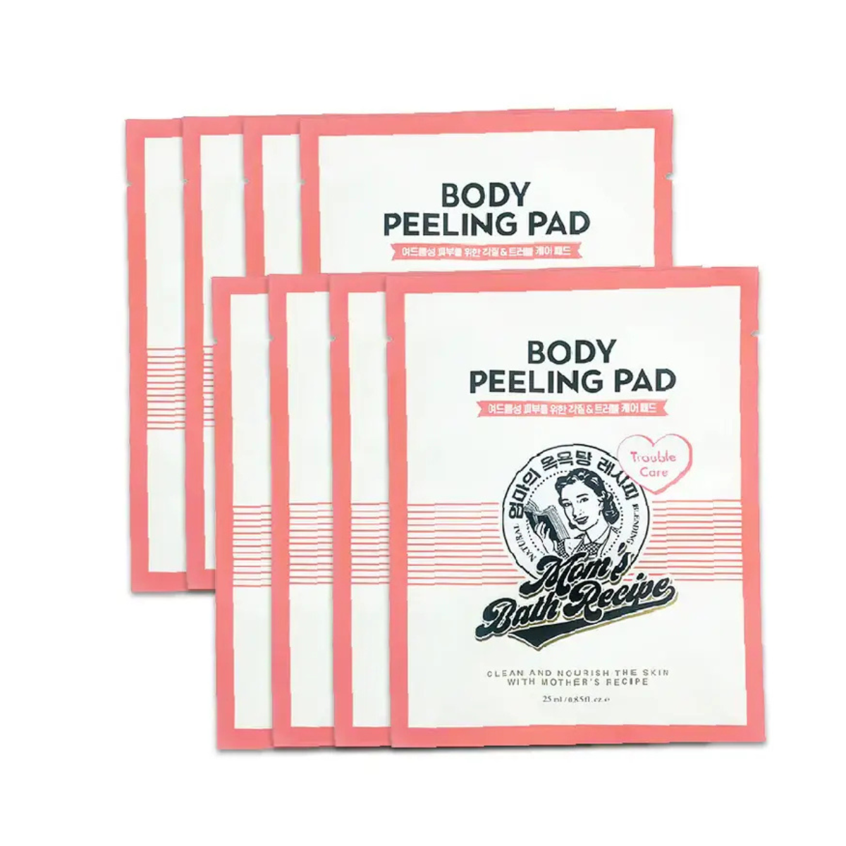 Mom's Bath Recipe Body Peeling Pink