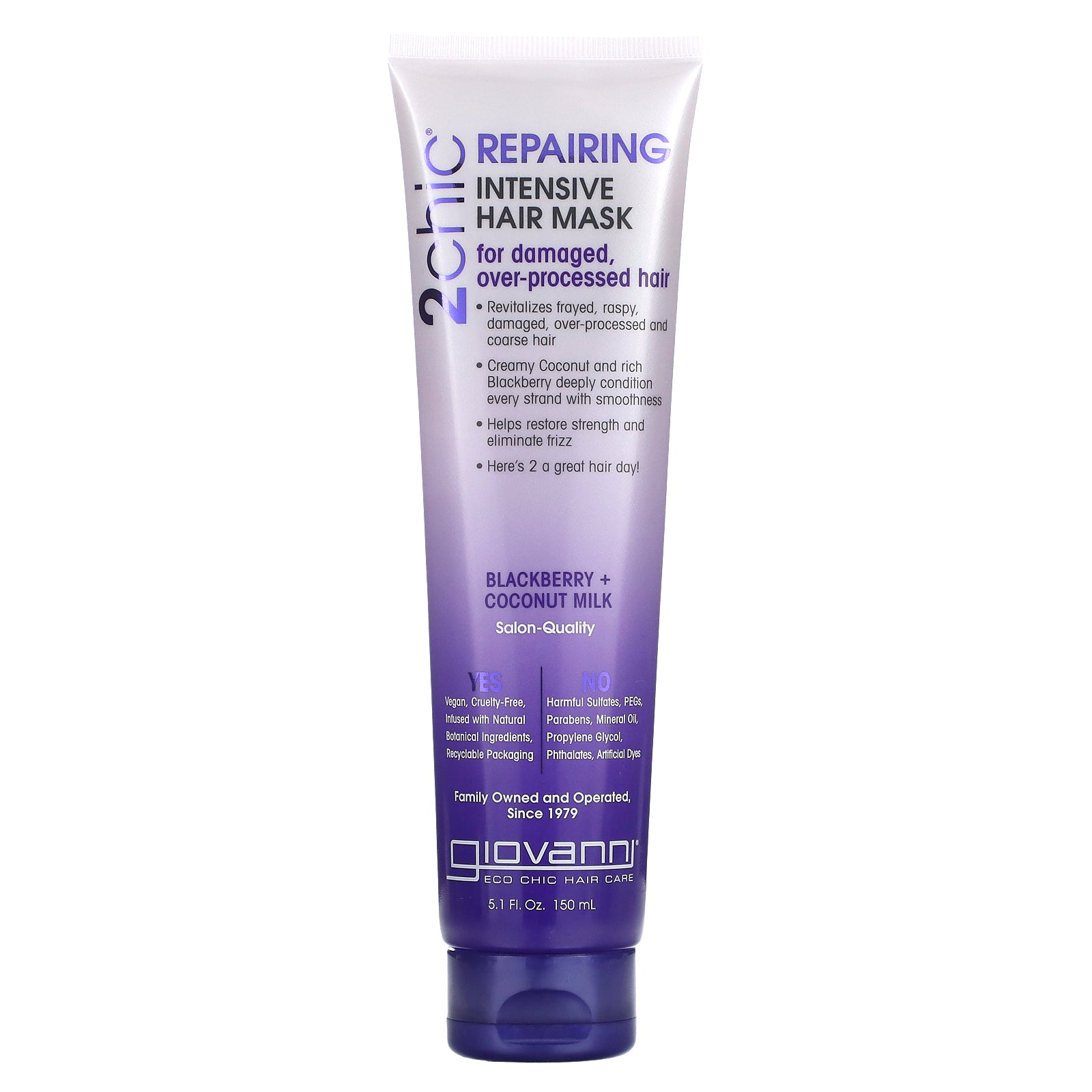 Giovanni 2Chic Repairing Intensive Hair Mask Blackberry + Coconut Milk